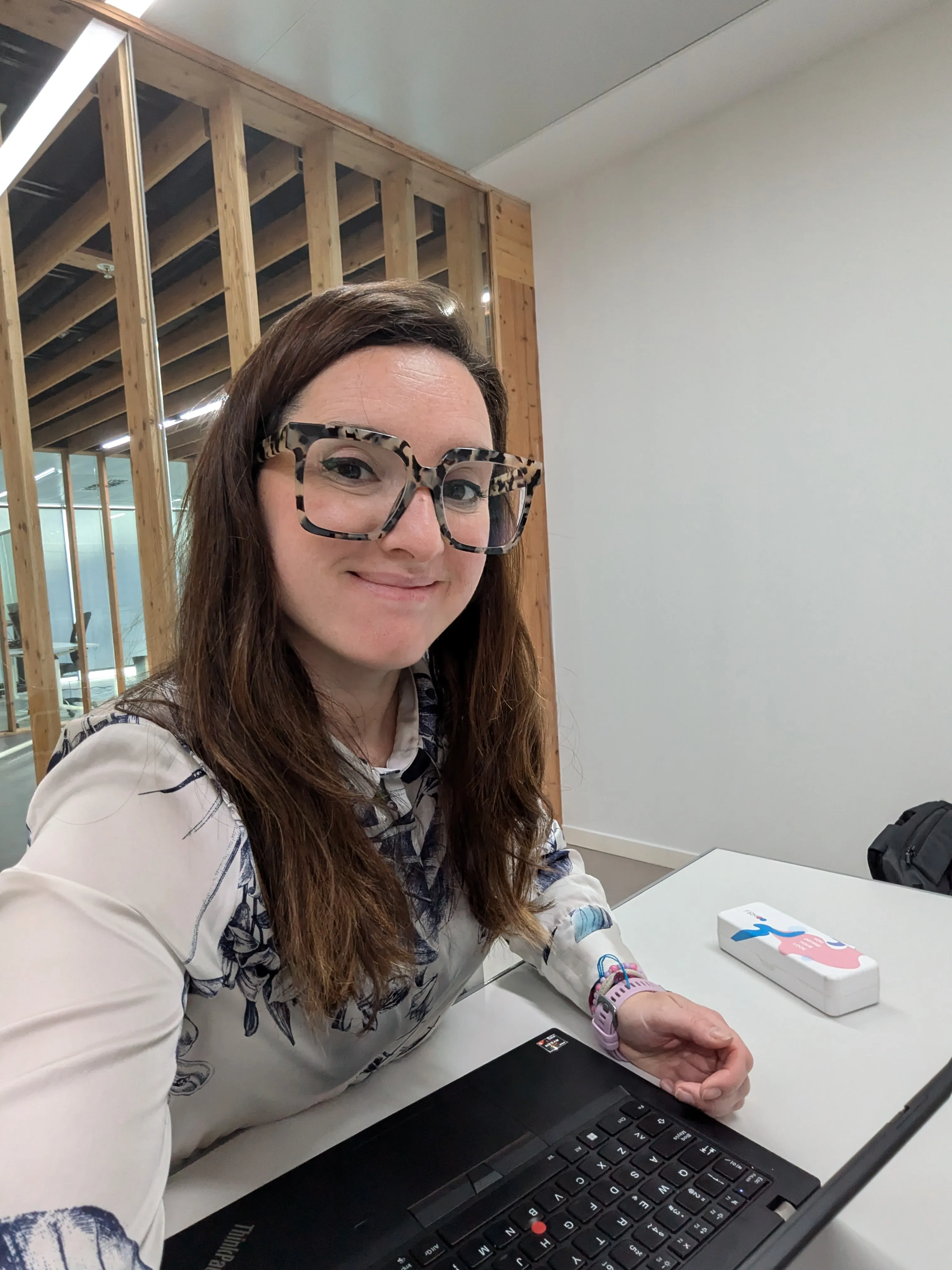 Rocío Picón en su espacio de trabajo